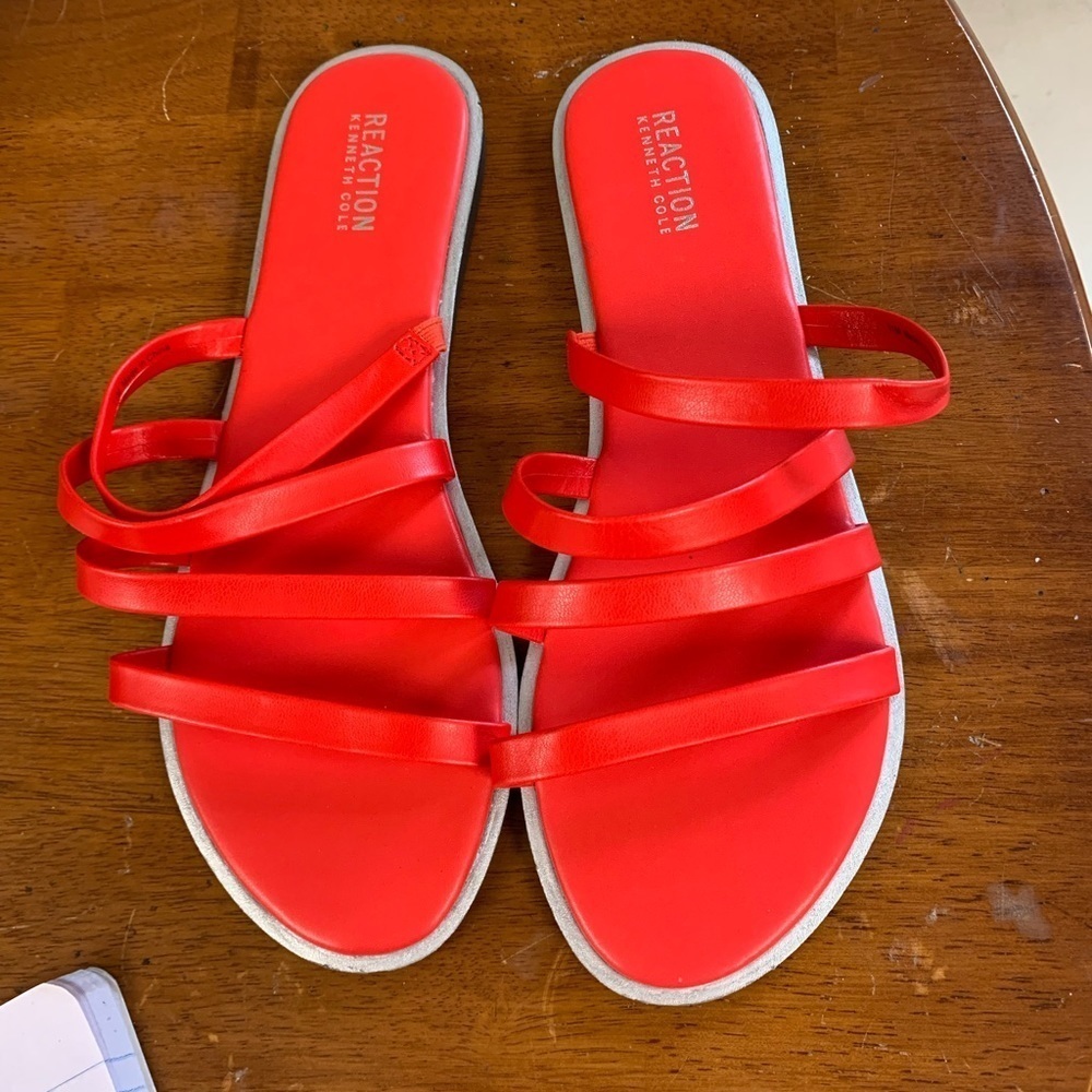 Women's Red Strappy Sandals